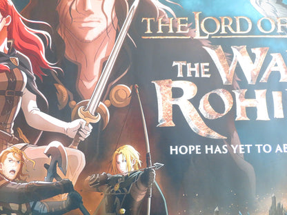THE LORD OF THE RINGS: THE WAR OF THE ROHIRRIM - B UK QUAD ROLLED POSTER 2024 Rendezvous Cinema Movie posters