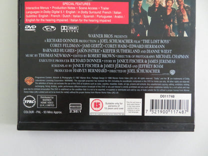 The Lost Boys - B (DVD) Kiefer Sutherland Jason Patric 1987 Region 2 Movie posters