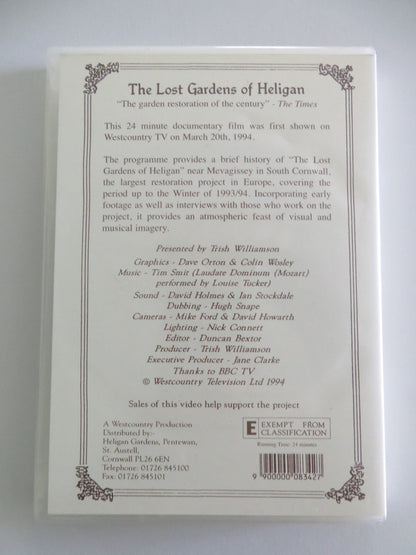The Lost Gardens of Heligan (DVD) Trish Williamson 1994 Region 2 Movie posters