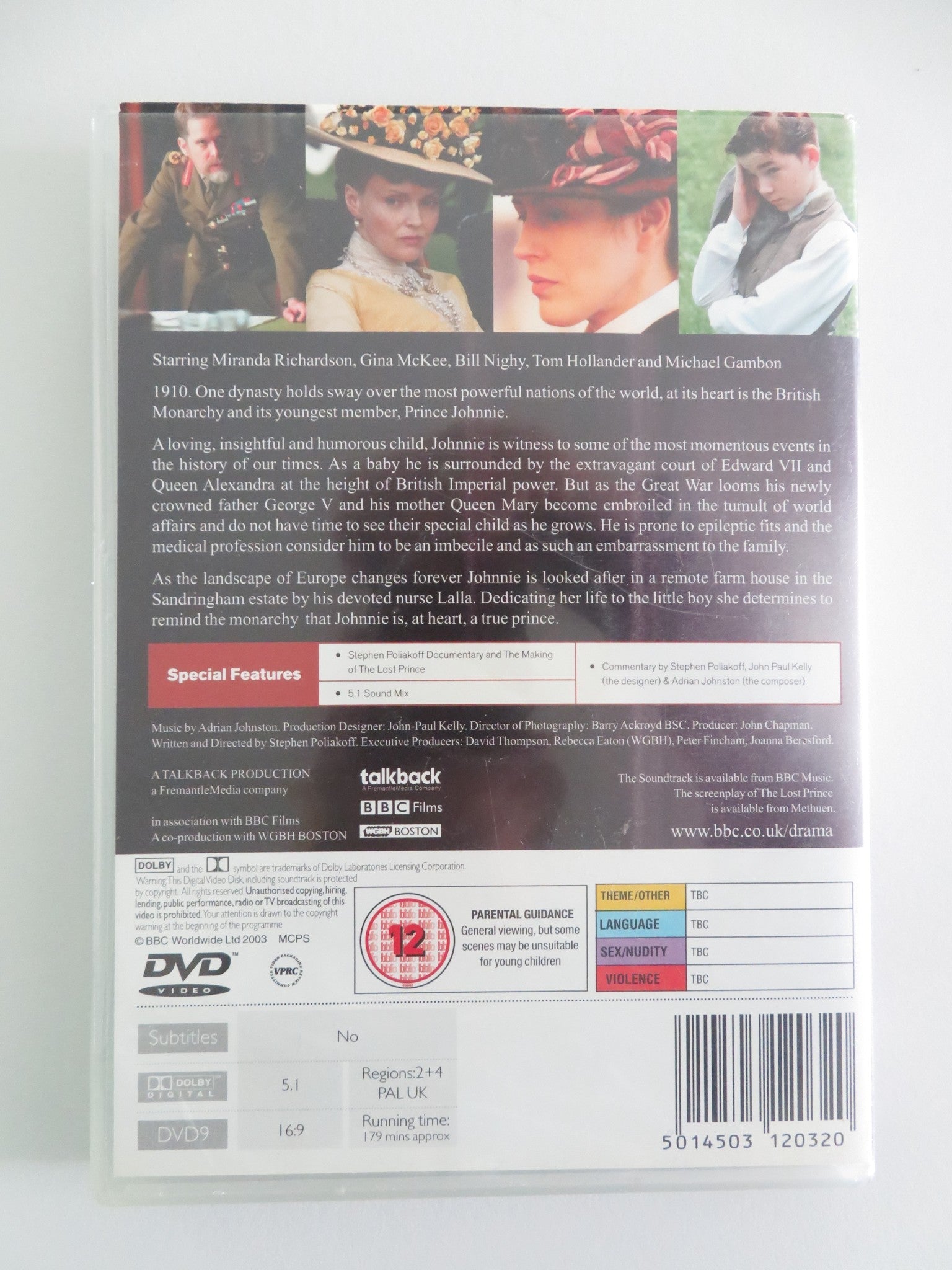 THE LOST PRINCE (DVD) GINA MCKEE TOM HOLLANDER 2003 REGION 2, 4 Movie posters