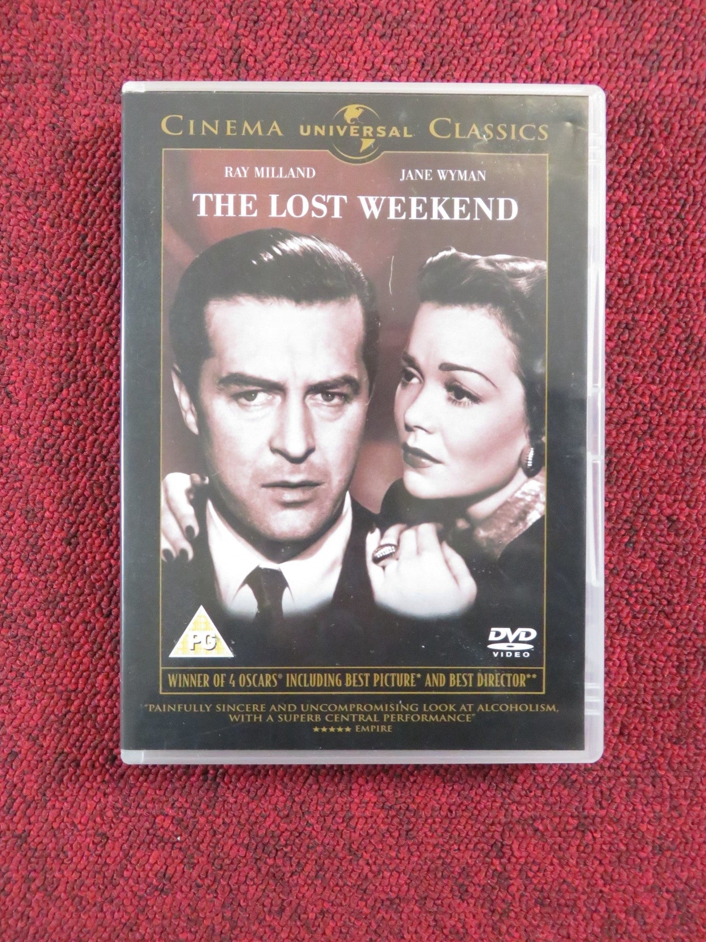 THE LOST WEEKEND (DVD) RAY MILLAND JANE WYMAN 1945 REGION 2, 4 Rendezvous Cinema Movie posters