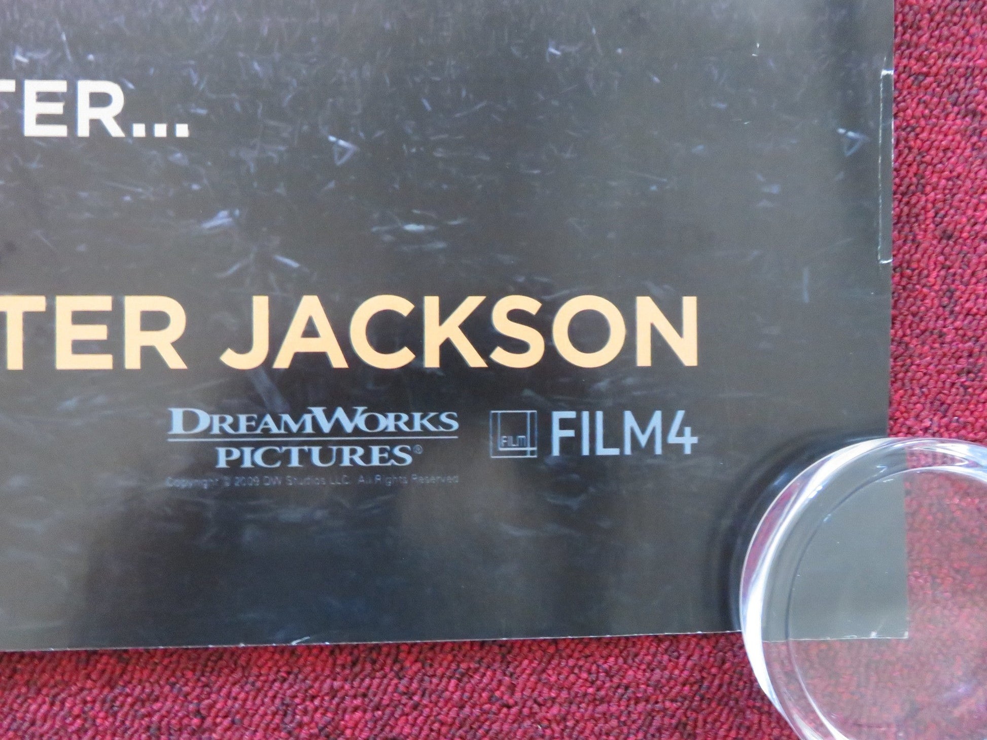 THE LOVELY BONES - B UK QUAD ROLLED POSTER SAOIRSE RONAN MARK WAHLBERG 2009 Rendezvous Cinema Movie posters