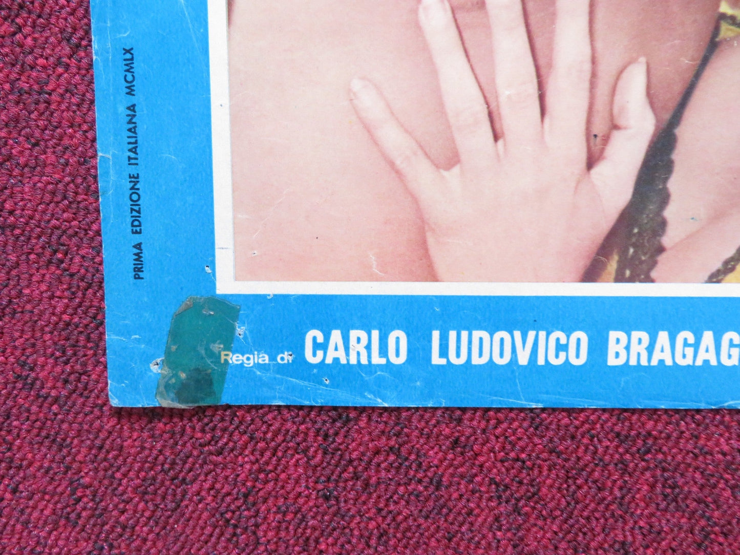 THE LOVES OF HERCULES - A ITALIAN FOTOBUSTA POSTER JAYNE MANSFIELD 1960 Rendezvous Cinema Movie posters