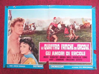 THE LOVES OF HERCULES - A ITALIAN FOTOBUSTA POSTER JAYNE MANSFIELD 1960 Rendezvous Cinema Movie posters