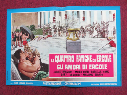 THE LOVES OF HERCULES - C ITALIAN FOTOBUSTA POSTER JAYNE MANSFIELD 1960 Rendezvous Cinema Movie posters