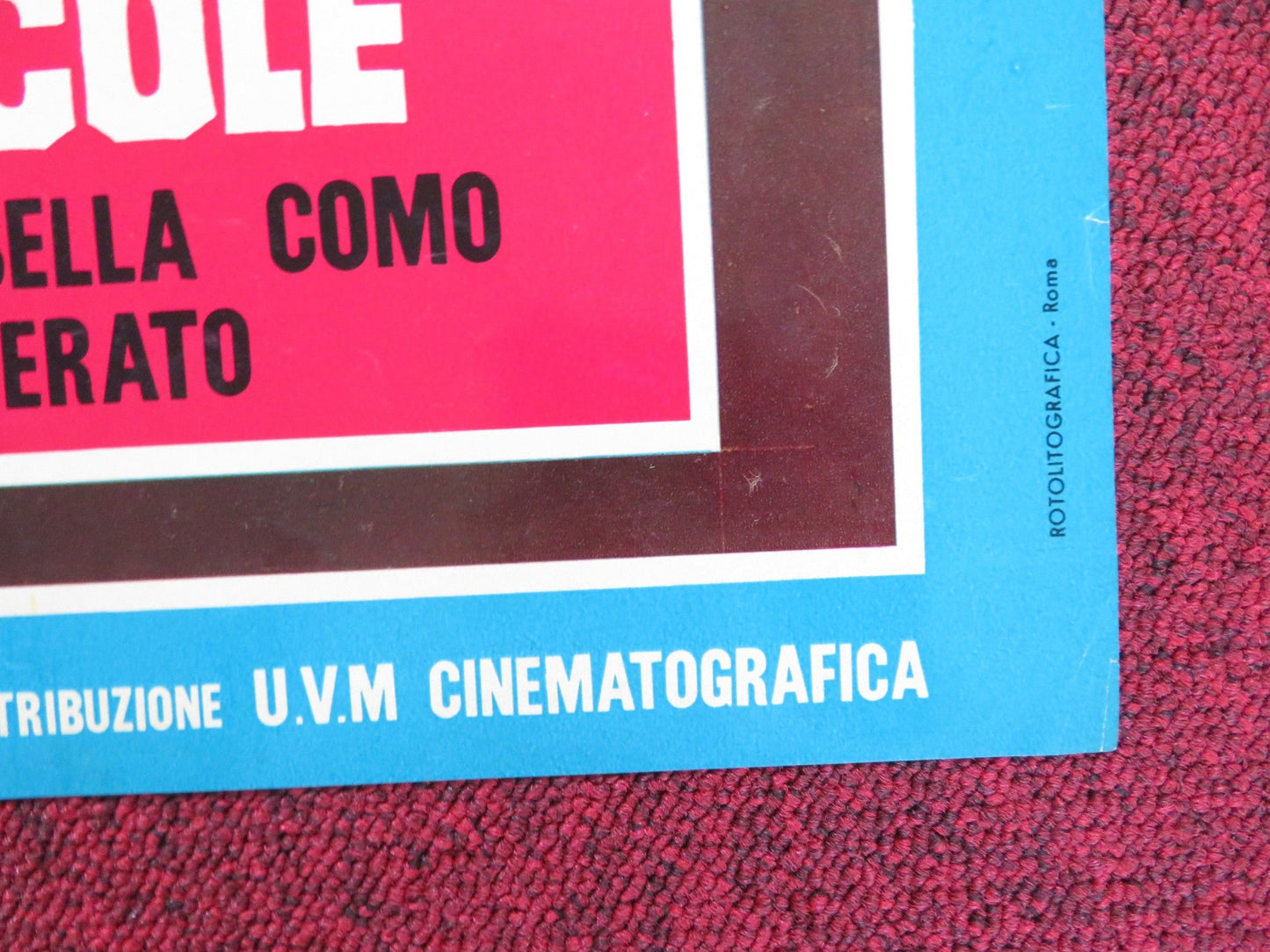 THE LOVES OF HERCULES - D ITALIAN FOTOBUSTA POSTER JAYNE MANSFIELD 1960 Rendezvous Cinema Movie posters