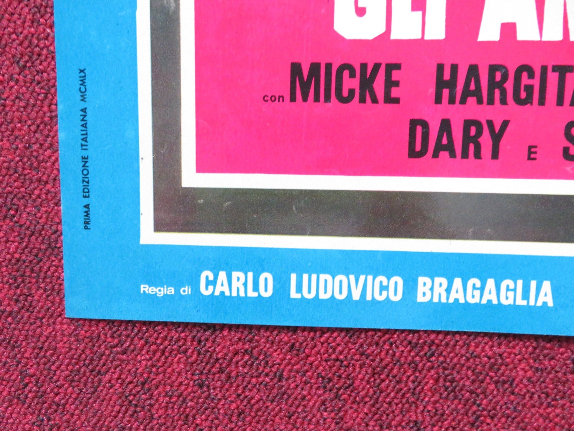 THE LOVES OF HERCULES - E ITALIAN FOTOBUSTA POSTER JAYNE MANSFIELD 1960 Rendezvous Cinema Movie posters