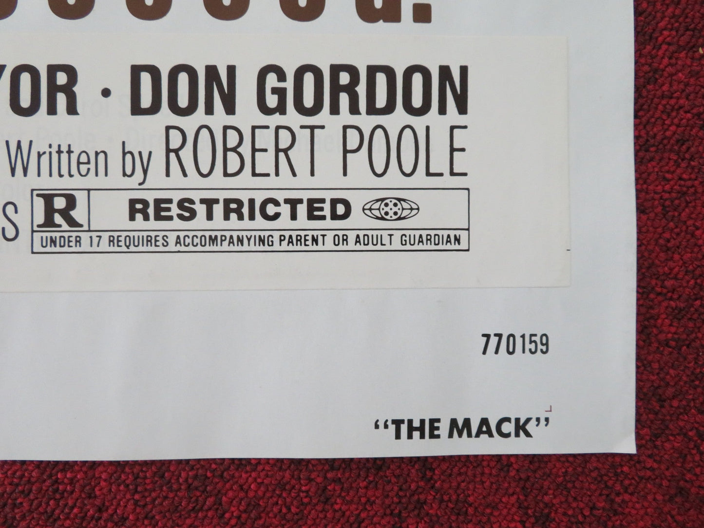THE MACK FOLDED US ONE SHEET POSTER MAX JULIEN RICHARD PRYOR 1977 Movie posters