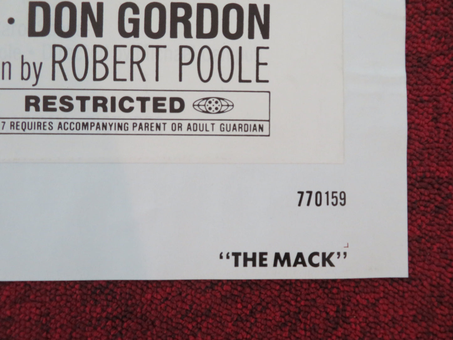 The Mack Folded US One Sheet Poster Richard Pryor Max Julien 1977 Movie posters