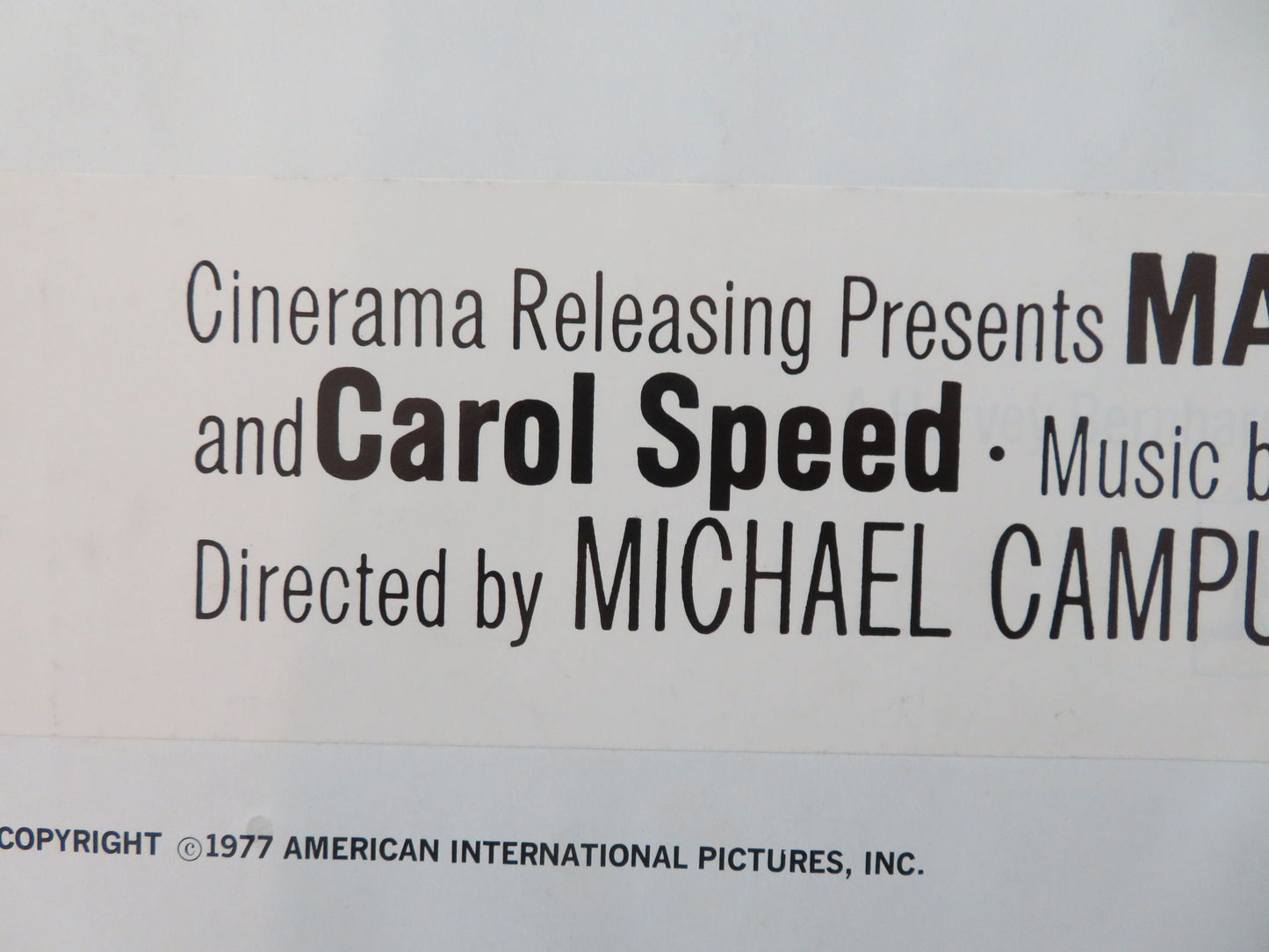 The Mack Folded US One Sheet Poster Richard Pryor Max Julien 1977 Movie posters