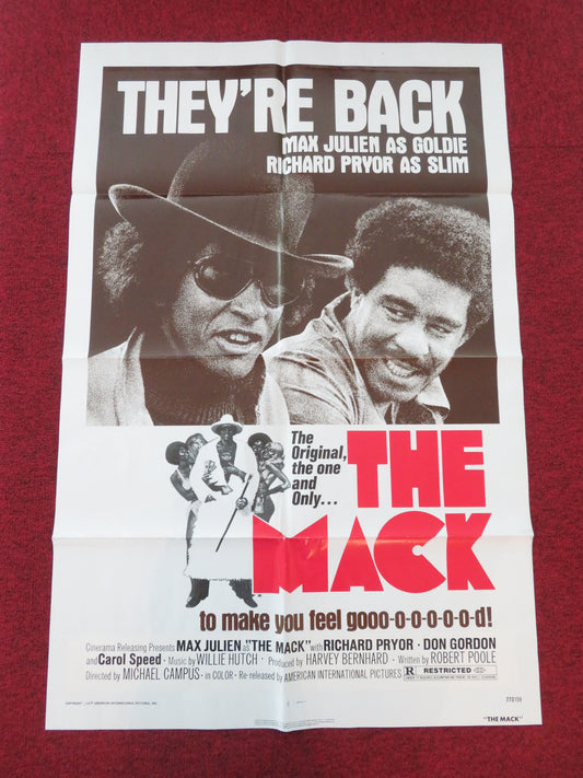 The Mack Folded US One Sheet Poster Richard Pryor Max Julien 1977 Movie posters