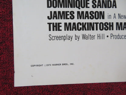 THE MACKINTOSH MAN FOLDED US ONE SHEET POSTER PAUL NEWMAN JAMES MASON 1973 Rendezvous Cinema Movie posters