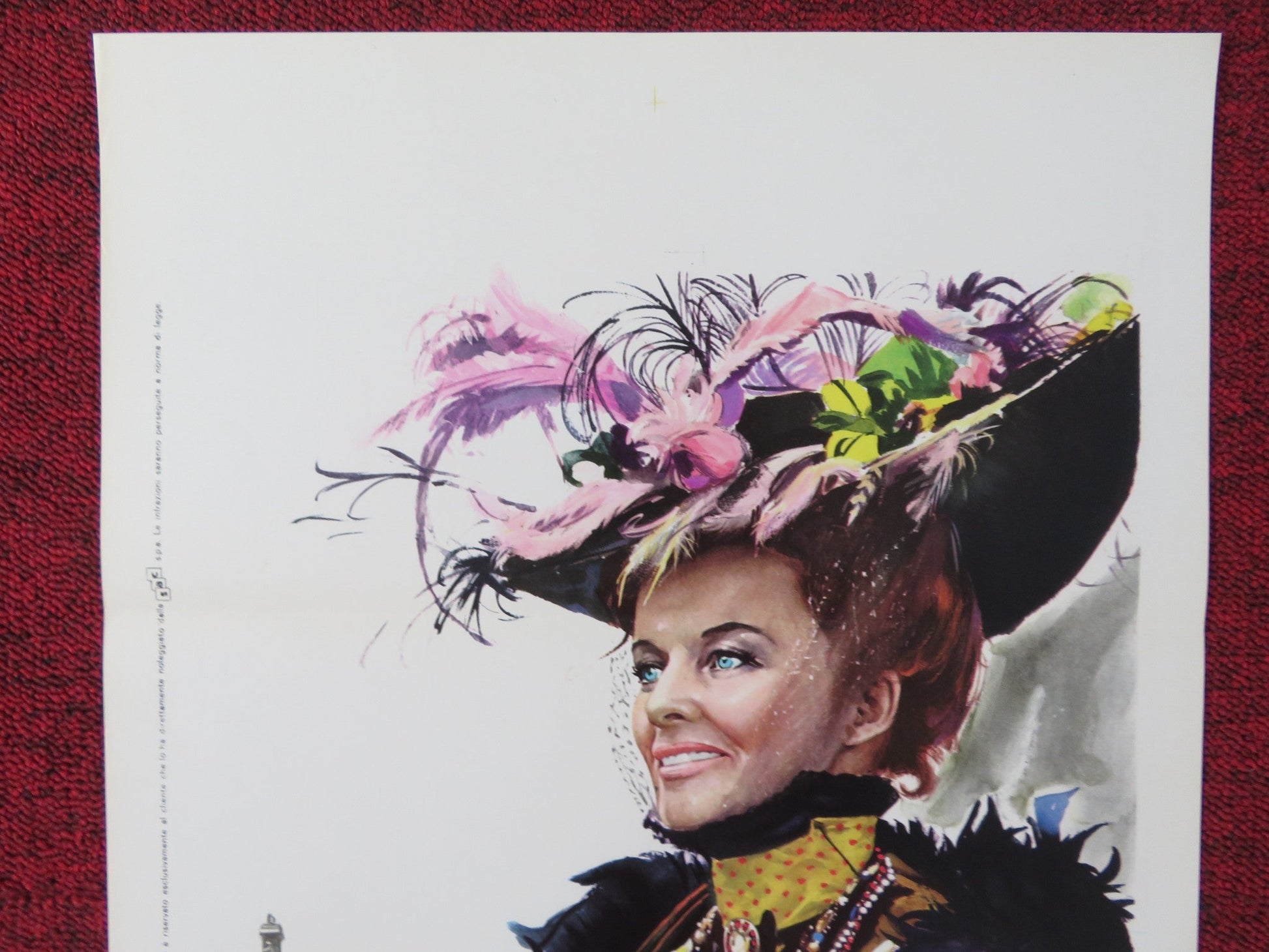 THE MADWOMAN OF CHAILLOT ITALIAN LOCANDINA POSTER KATHARINE HEPBURN 1969 Rendezvous Cinema Movie posters