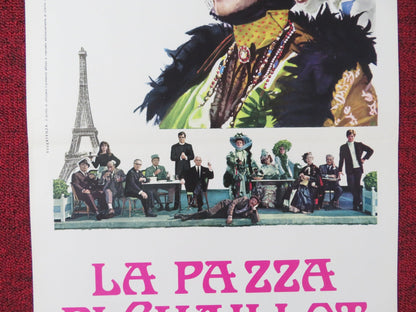THE MADWOMAN OF CHAILLOT ITALIAN LOCANDINA POSTER KATHARINE HEPBURN 1969 Rendezvous Cinema Movie posters
