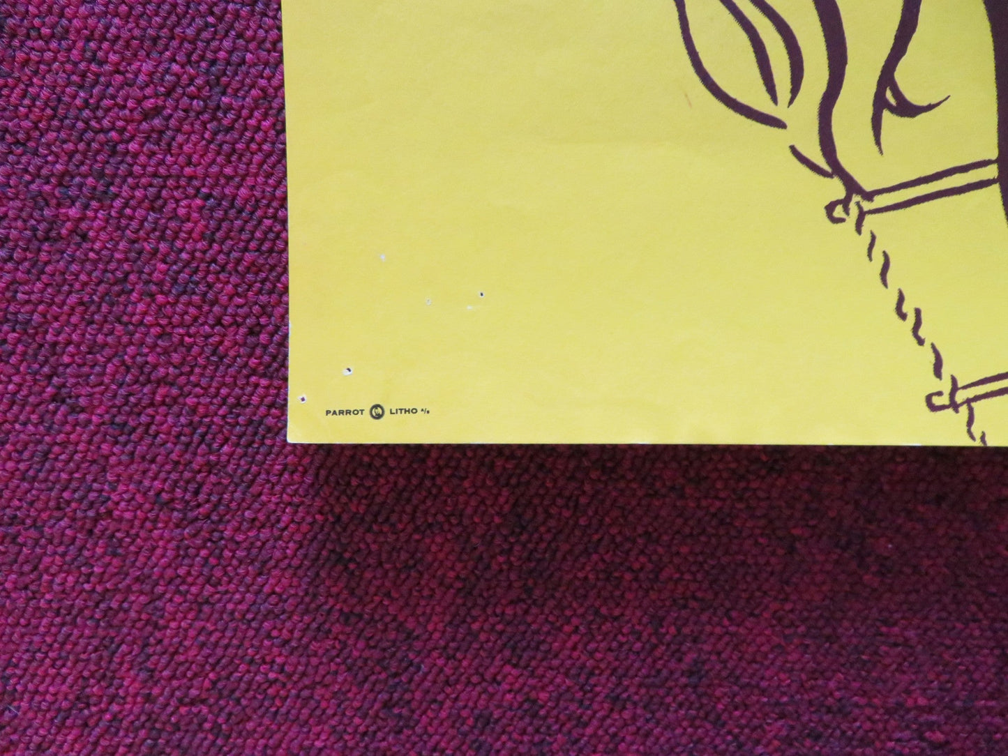 THE MAIN ATTRACTION DANISH POSTER ROLLED PAT BOONE NANCY KWAN 1970 Rendezvous Cinema Movie posters