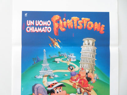 THE MAN CALLED FLINTSTONE ITALIAN LOCANDINA POSTER ALAN REED MEL BLANC R1995 Movie posters
