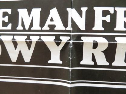 THE MAN FROM SNOWY RIVER FOLDED US ONE SHEET POSTER KIRK DOUGLAS T. DONOVAN 1982 Rendezvous Cinema Movie posters