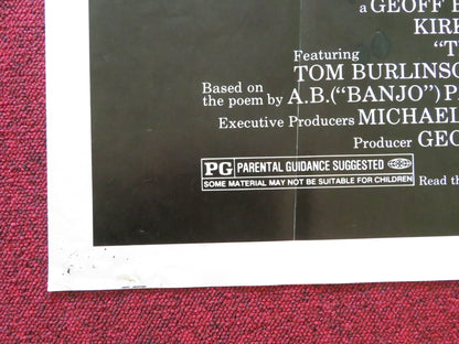 THE MAN FROM SNOWY RIVER FOLDED US ONE SHEET POSTER KIRK DOUGLAS T. DONOVAN 1982 Rendezvous Cinema Movie posters