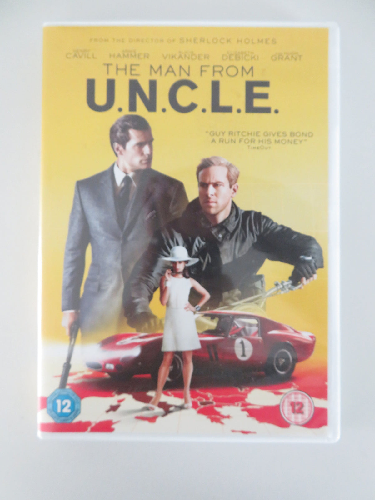 The Man from U.N.C.L.E. (DVD) Henry Cavill Armie Hammer 2015 Region 2 Movie posters