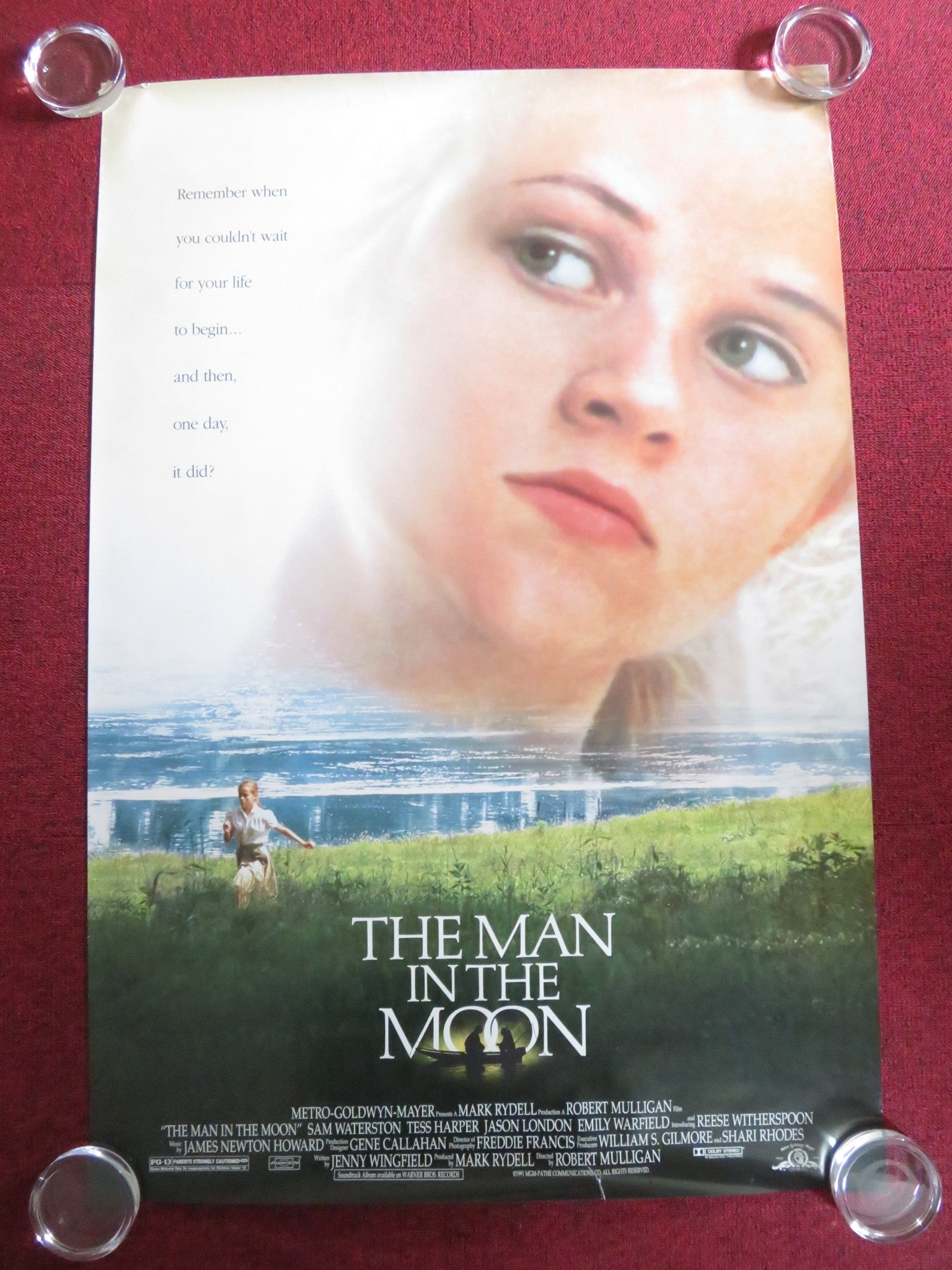 THE MAN IN THE MOON US ONE SHEET ROLLED POSTER REESE WITHERSPOON WATERSTON 1991 Rendezvous Cinema Movie posters