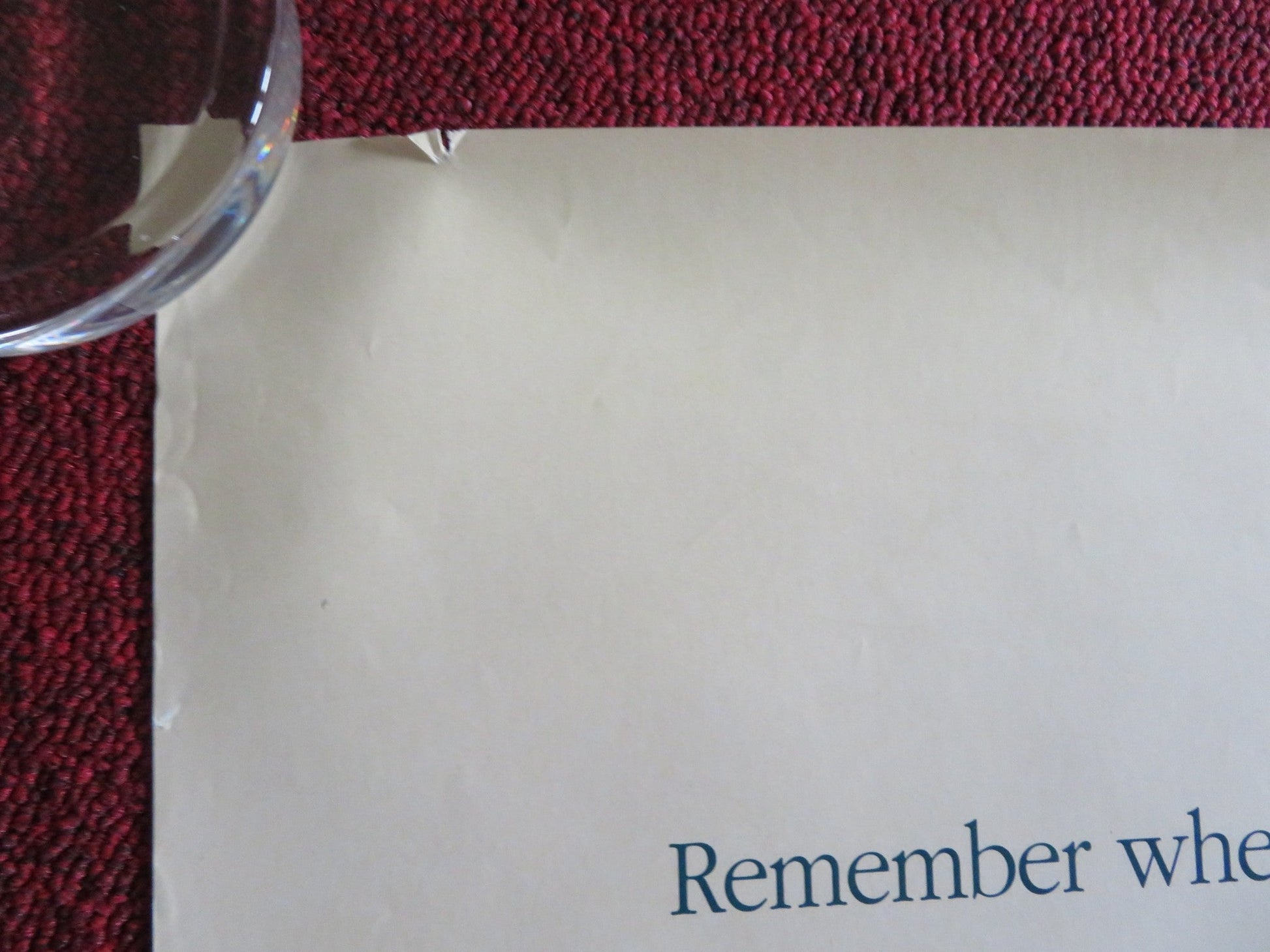 THE MAN IN THE MOON US ONE SHEET ROLLED POSTER REESE WITHERSPOON WATERSTON 1991 Rendezvous Cinema Movie posters