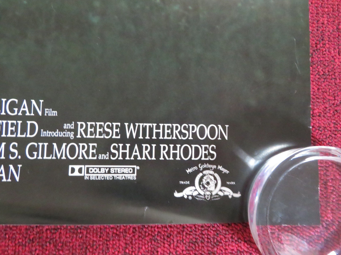 THE MAN IN THE MOON US ONE SHEET ROLLED POSTER REESE WITHERSPOON WATERSTON 1991 Rendezvous Cinema Movie posters