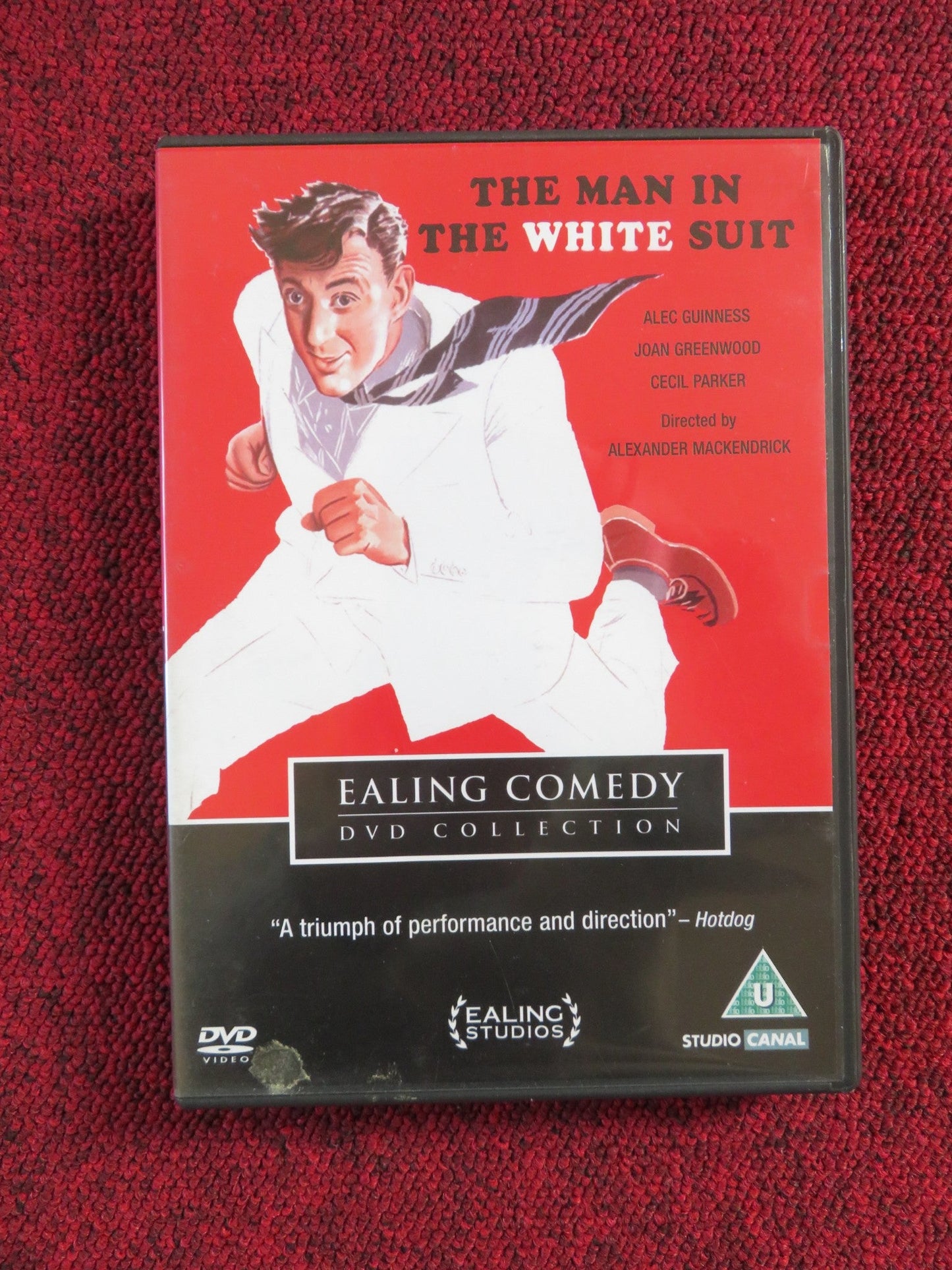 THE MAN IN THE WHITE SUIT (DVD) ALEC GUINNESS JOAN GREENWOOD 1951 REGION 2 Rendezvous Cinema Movie posters