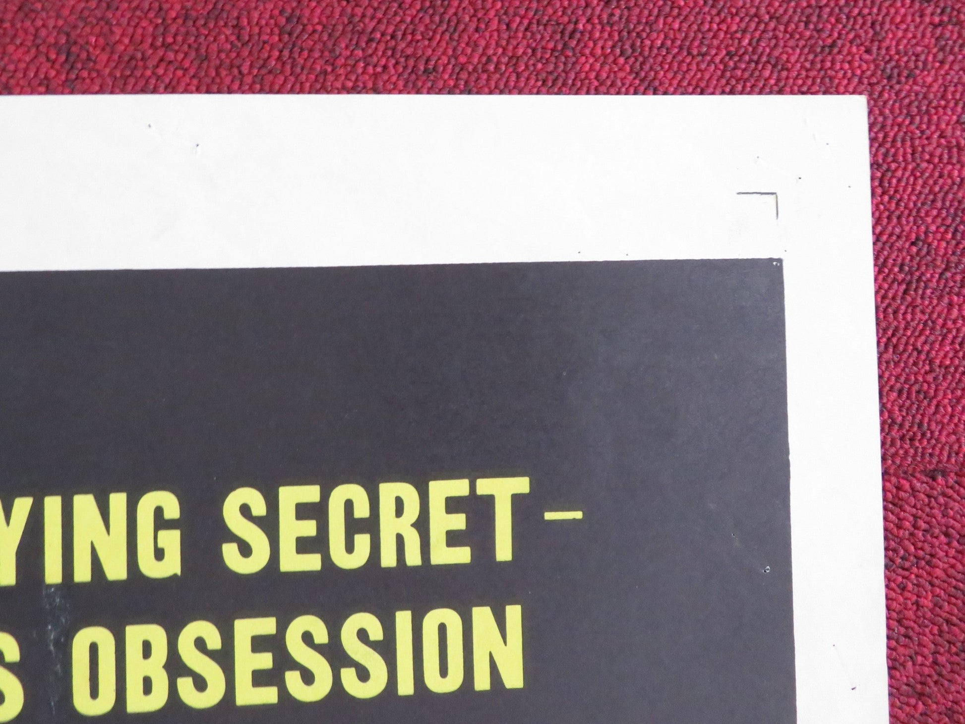 THE MAN WHO COULD CHEAT DEATH FOLDED US ONE SHEET POSTER HAMMER A. DIFFRING 1959 Rendezvous Cinema Movie posters