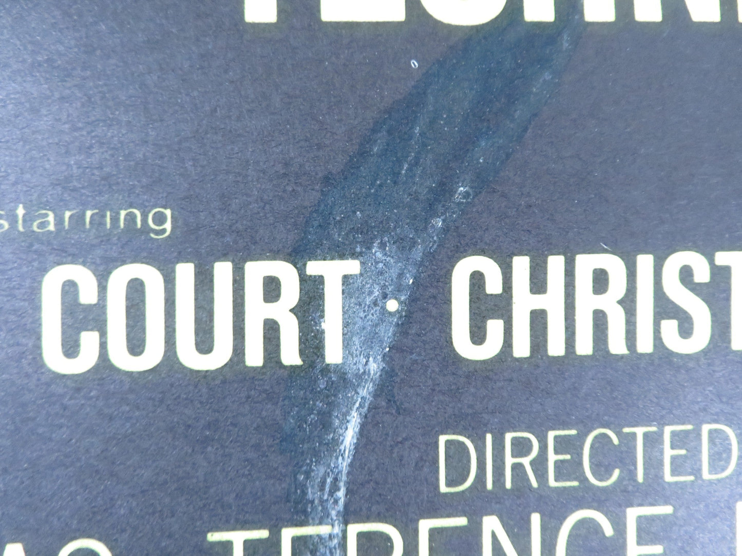 THE MAN WHO COULD CHEAT DEATH FOLDED US ONE SHEET POSTER HAMMER A. DIFFRING 1959 Rendezvous Cinema Movie posters