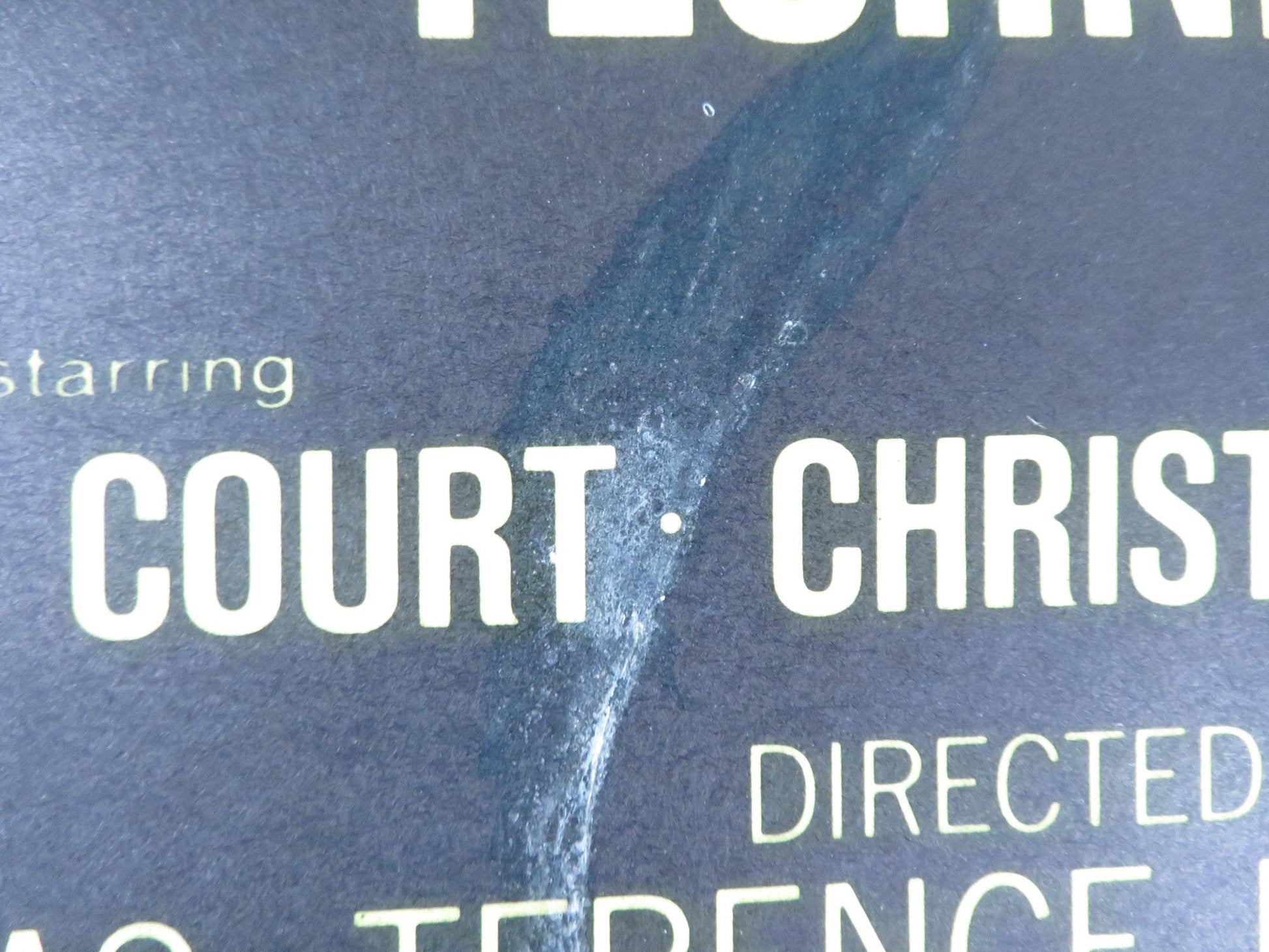 THE MAN WHO COULD CHEAT DEATH FOLDED US ONE SHEET POSTER HAMMER A. DIFFRING 1959 Rendezvous Cinema Movie posters