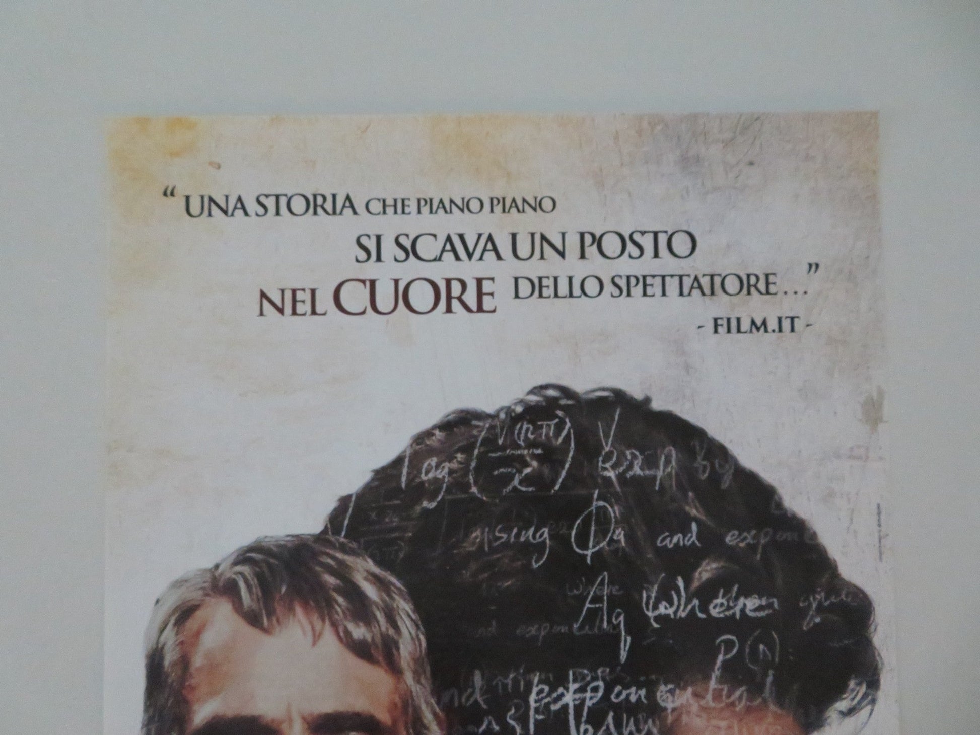 THE MAN WHO KNEW INFINITY ITALIAN LOCANDINA POSTER JEREMY IRONS DEV PATEL 2015 Movie posters