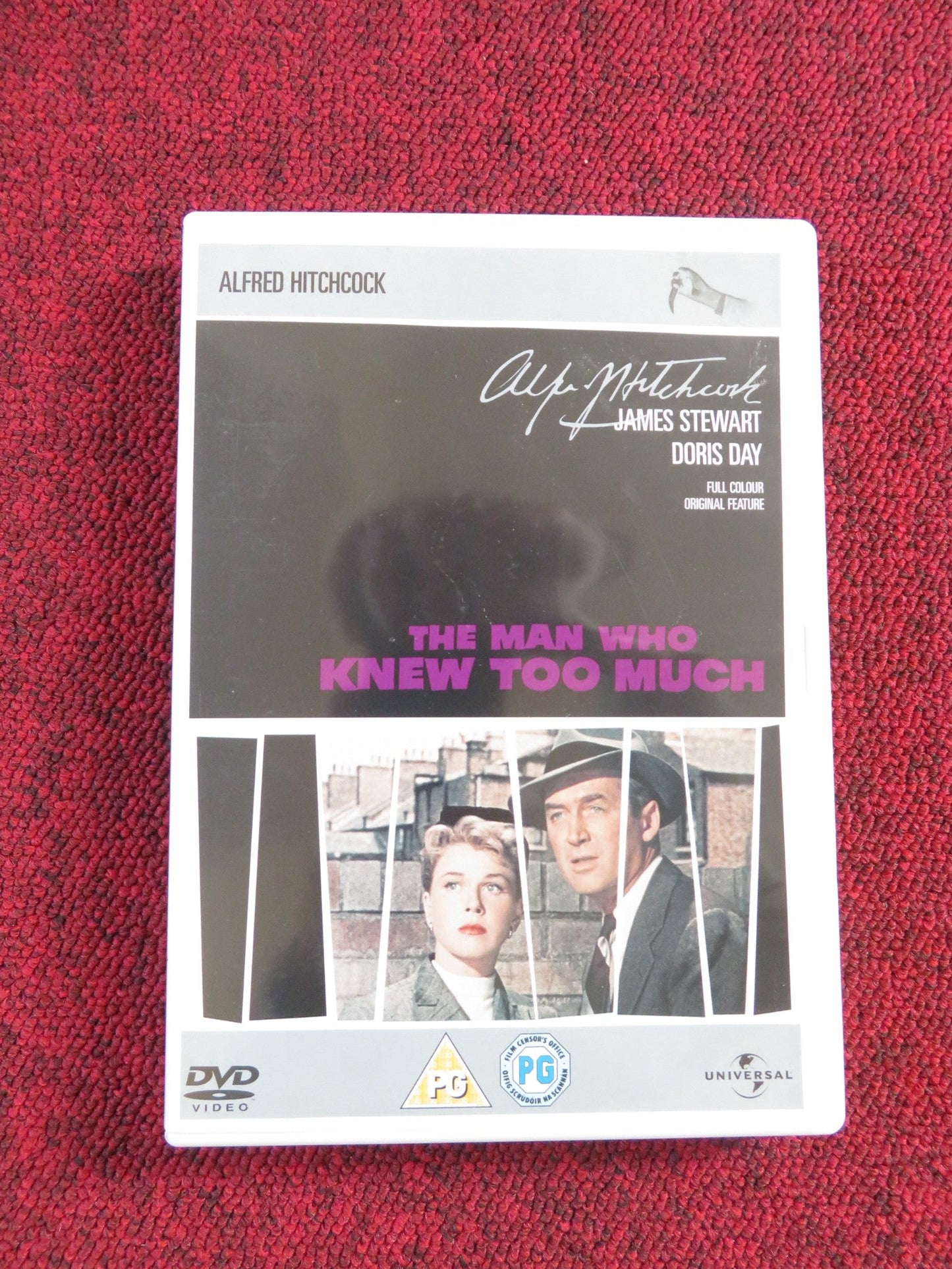 THE MAN WHO KNEW TOO MUCH (DVD) JAMES STEWART DORIS DAY 1956 REGION 2, 4 Rendezvous Cinema Movie posters