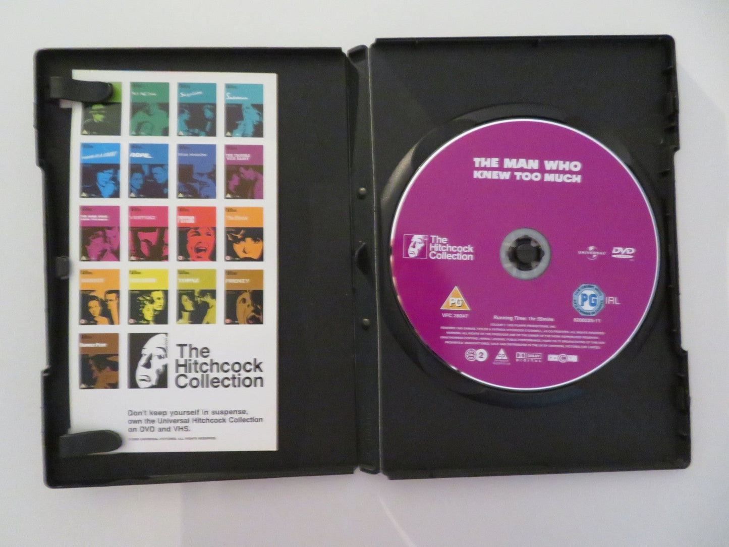 THE MAN WHO KNEW TOO MUCH (DVD) JAMES STEWART DORIS DAY 1956 REGION 2 Movie posters