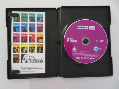 THE MAN WHO KNEW TOO MUCH (DVD) JAMES STEWART DORIS DAY 1956 REGION 2 Movie posters