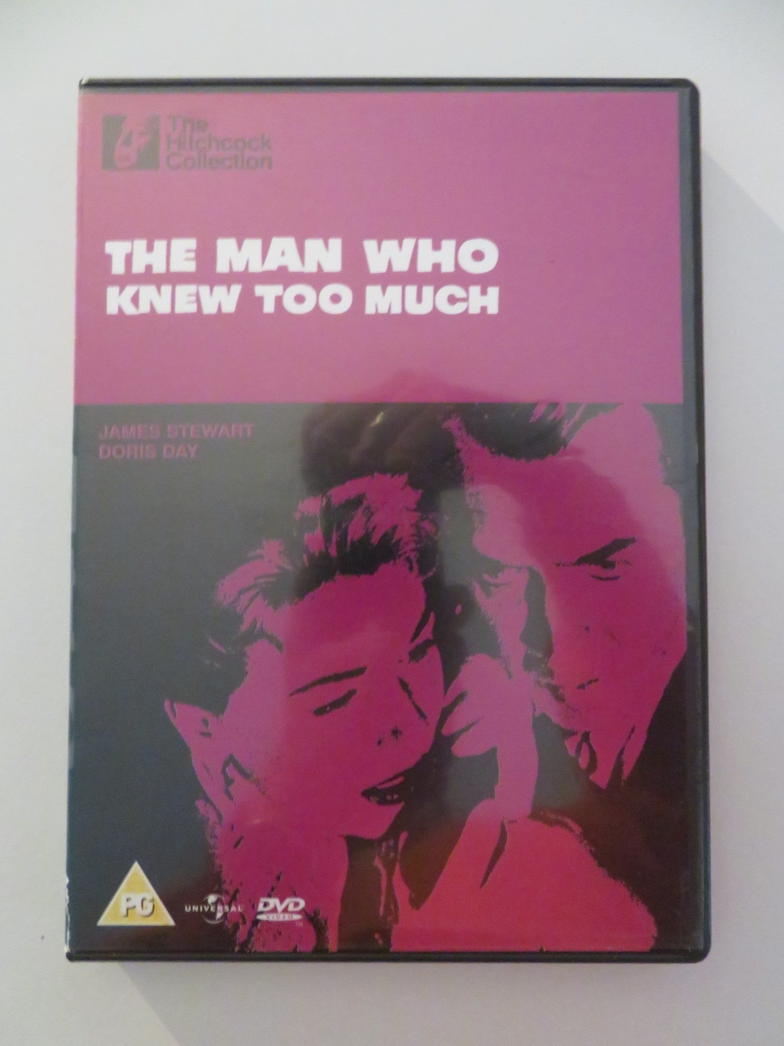 THE MAN WHO KNEW TOO MUCH (DVD) JAMES STEWART DORIS DAY 1956 REGION 2 Movie posters