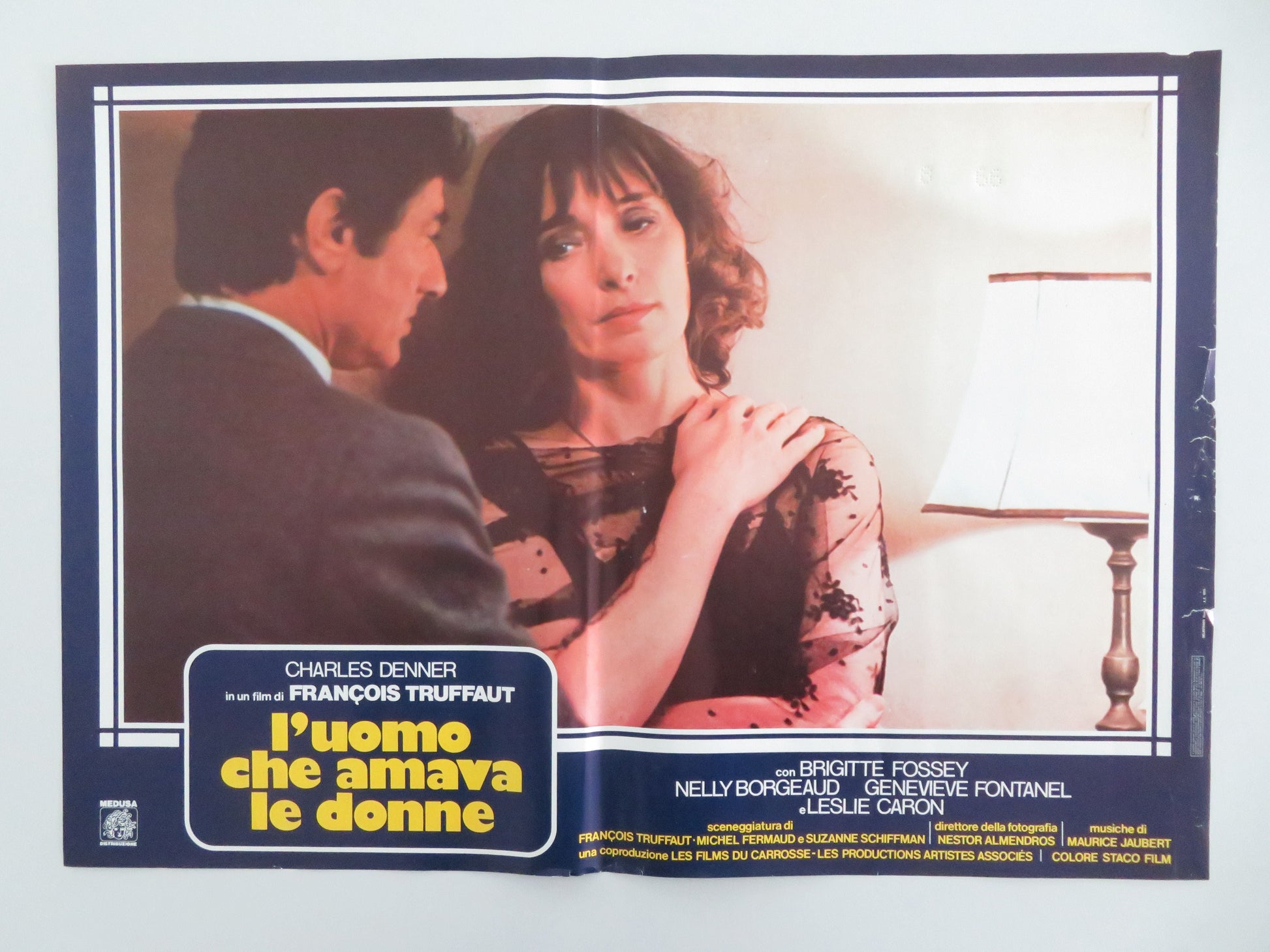 The Man Who Loved Women - B Italian Fotobusta Poster Denner Fossey 1977 Movie posters