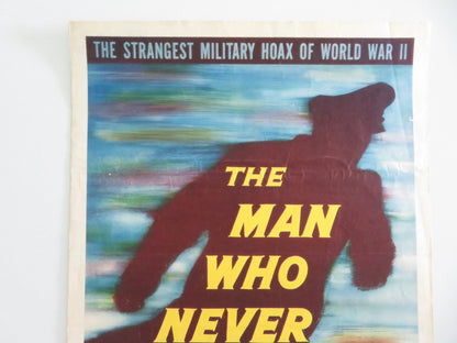 The Man Who Never Was US Insert Poster Clifton Webb Gloria Grahame 1956 Movie posters