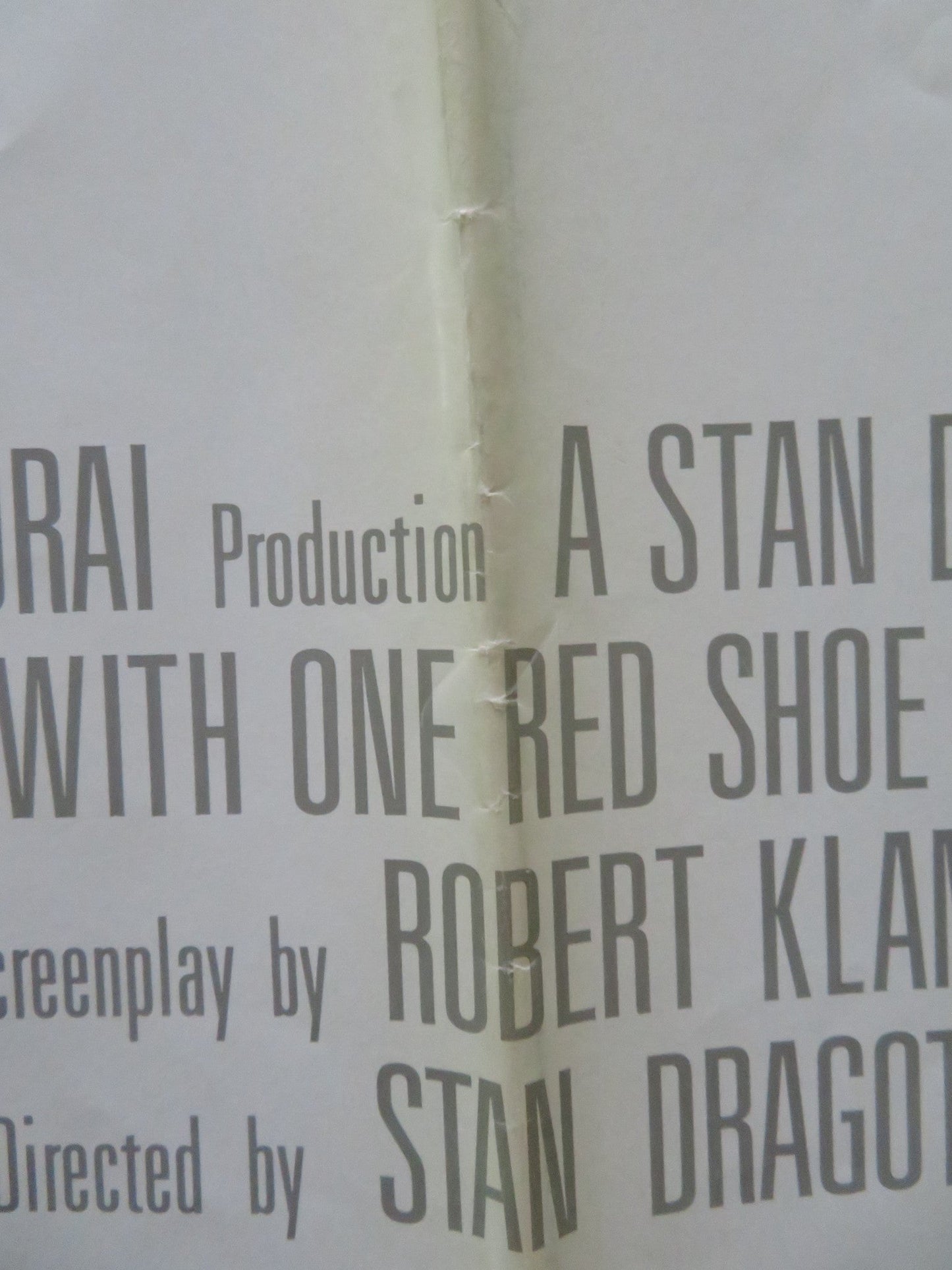 THE MAN WITH ONE RED SHOE - REVISED VERSION A FOLDED US ONE SHEET POSTER 1985 Movie posters