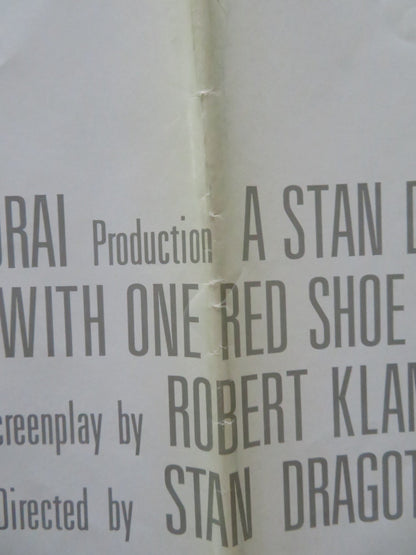 THE MAN WITH ONE RED SHOE - REVISED VERSION A FOLDED US ONE SHEET POSTER 1985 Movie posters