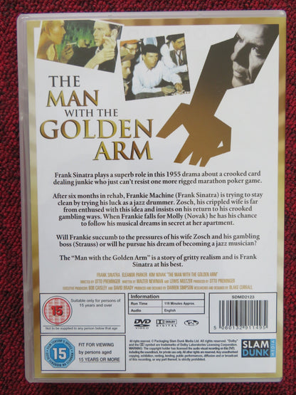 THE MAN WITH THE GOLDEN ARM (DVD) FRANK SINATRA ELEANOR PARKER 1955 REGION 2 Rendezvous Cinema Movie posters