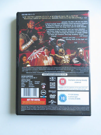 THE MAN WITH THE IRON FISTS (DVD) RUSSELL CROWE LUCY LIU 2012 REGION 2, 4 - Rendezvous Cinema