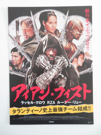 The Man with the Iron Fists Japanese Chirashi (B5) Poster Crowe Lucy Liu 2012 Movie posters