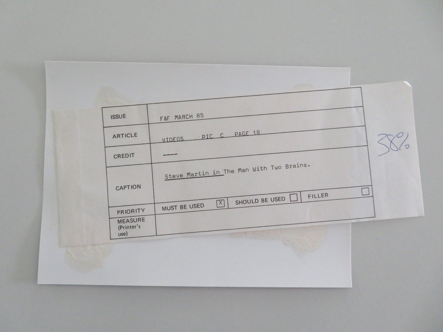 THE MAN WITH TWO BRAINS MOVIE STILL PHOTO STEVE MARTIN 1985 Movie posters