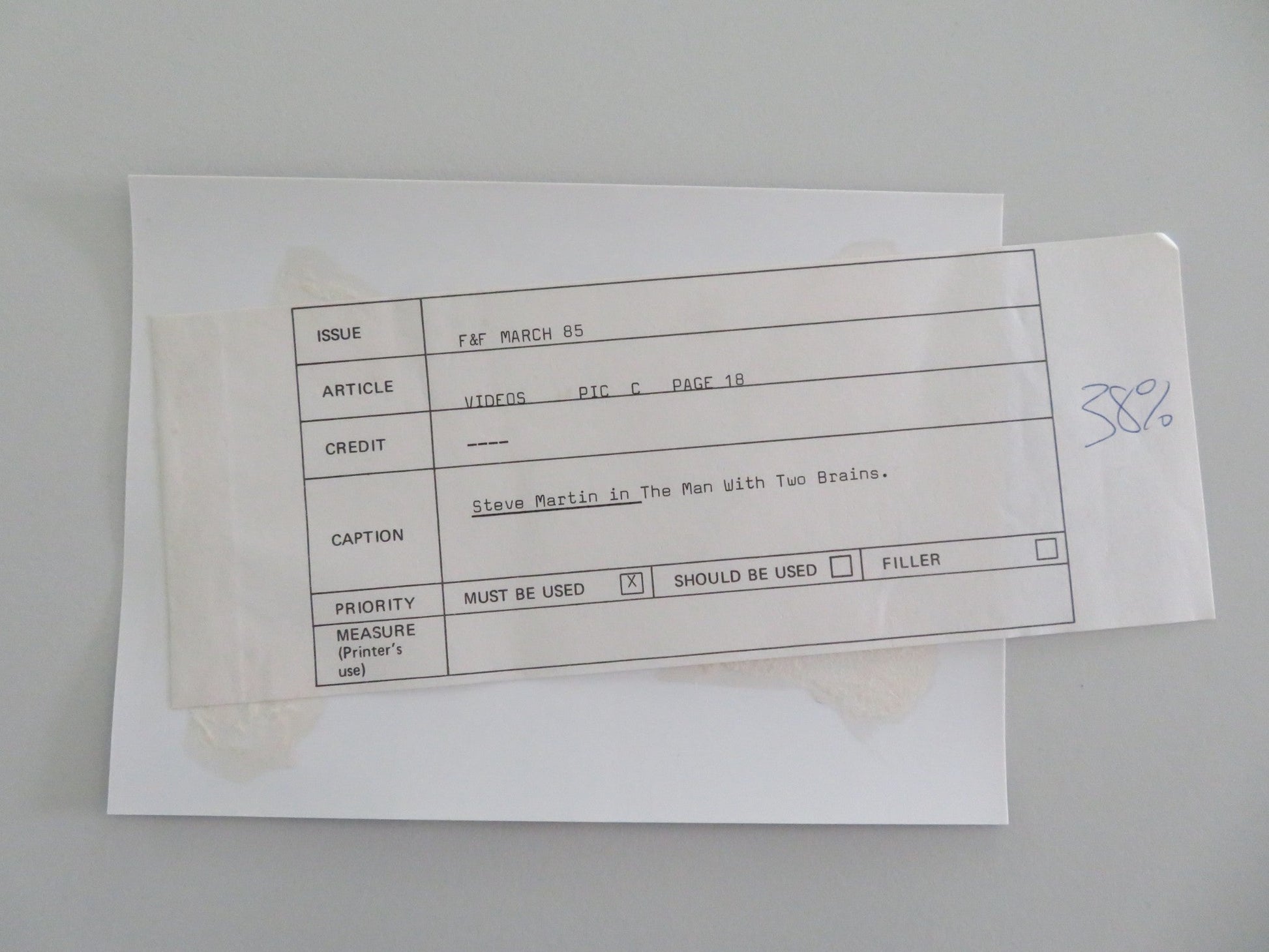 THE MAN WITH TWO BRAINS MOVIE STILL PHOTO STEVE MARTIN 1985 Movie posters