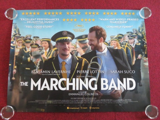 THE MARCHING BAND UK QUAD ROLLED POSTER BENJAMIN LAVERNHE PIERRE LOTTIN 2024 - Rendezvous Cinema