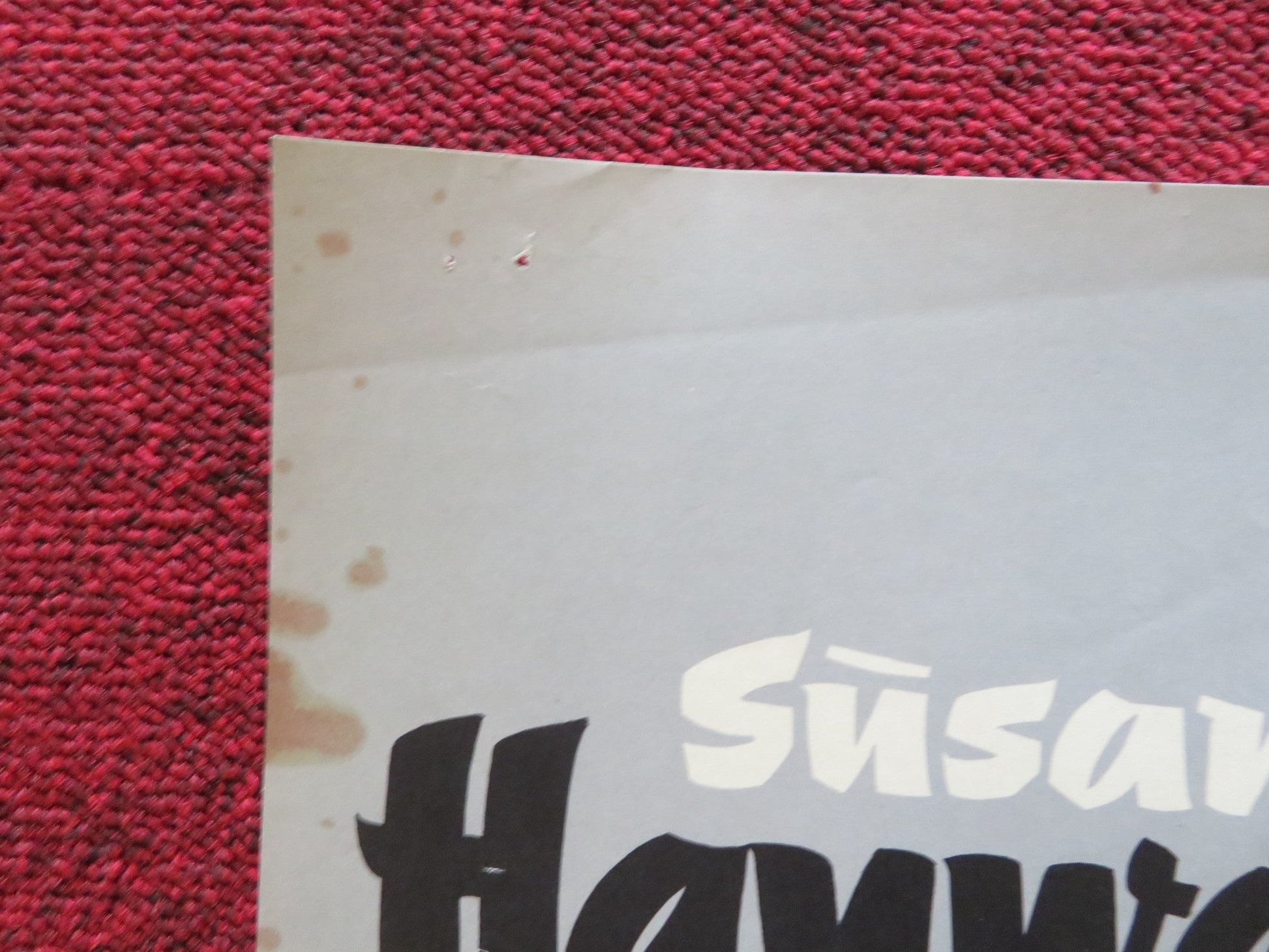 THE MARRIAGE - GO - ROUND DANISH POSTER ROLLED SUSAN HAYWARD JAMES MASON 1961 Rendezvous Cinema Movie posters