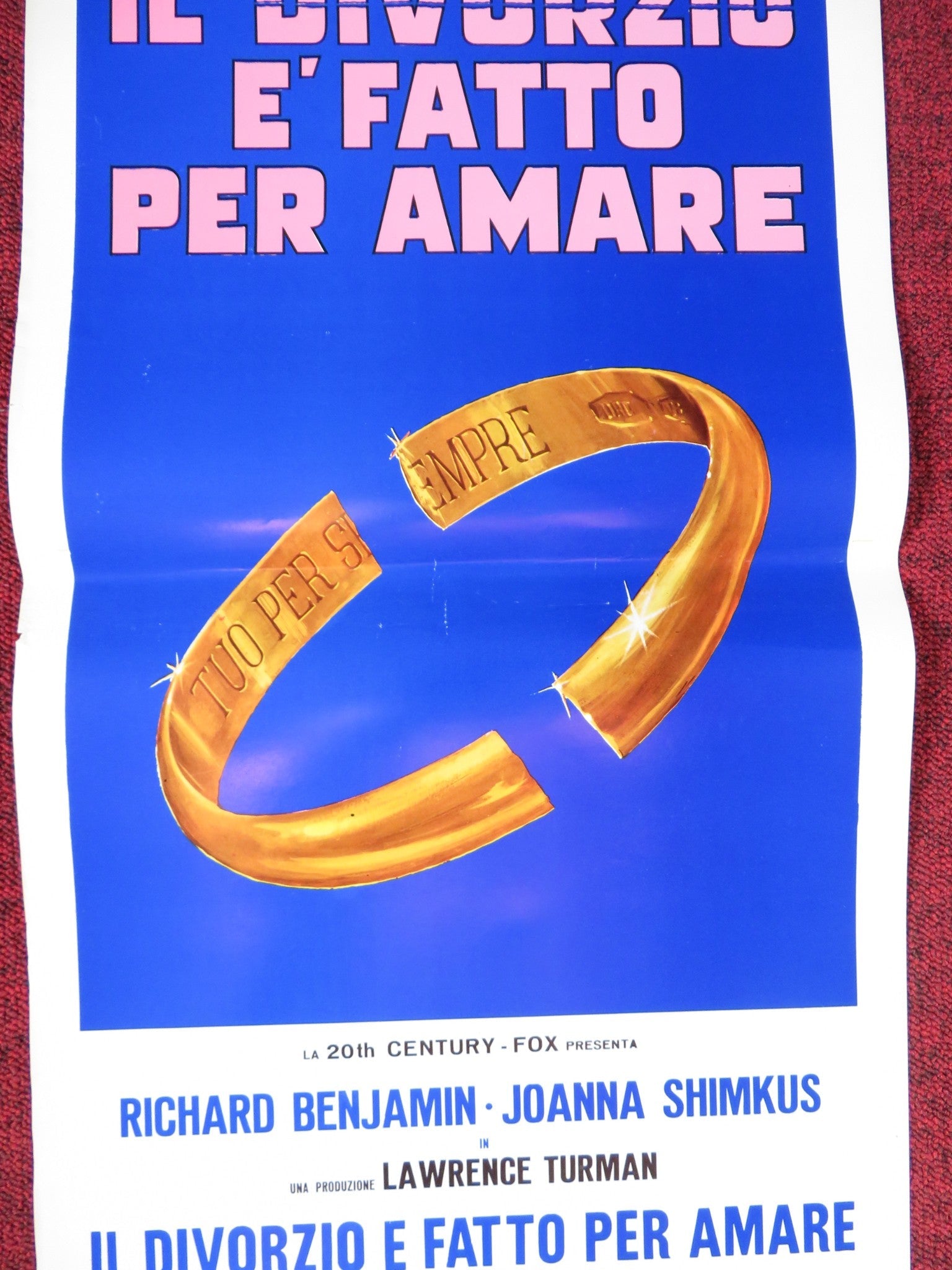 THE MARRIAGE OF A YOUNG STOCKBROKER ITALIAN LOCANDINA POSTER R. BENJAMIN 1972 Rendezvous Cinema Movie posters