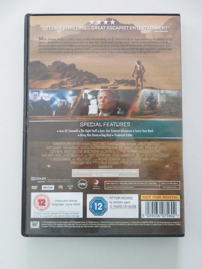 The Martian (DVD) Matt Damon Jessica Chastain 2015 Region 2 Movie posters