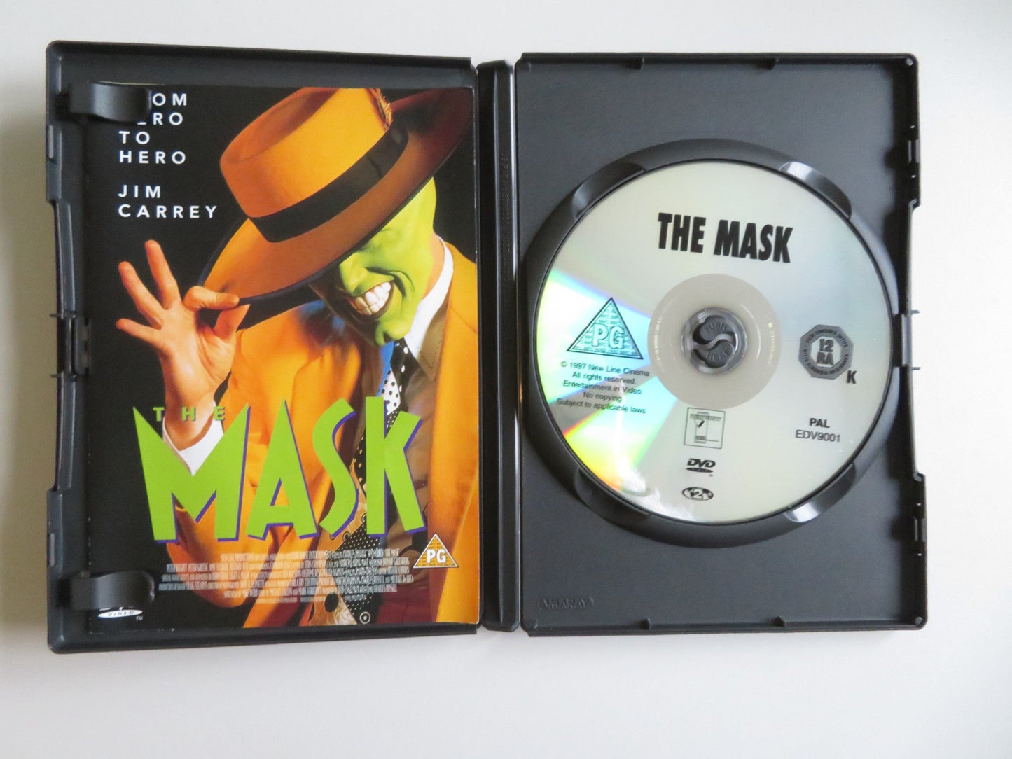 THE MASK (DVD) JIM CARREY CAMERON DIAZ 1994 REGION 2 Movie posters