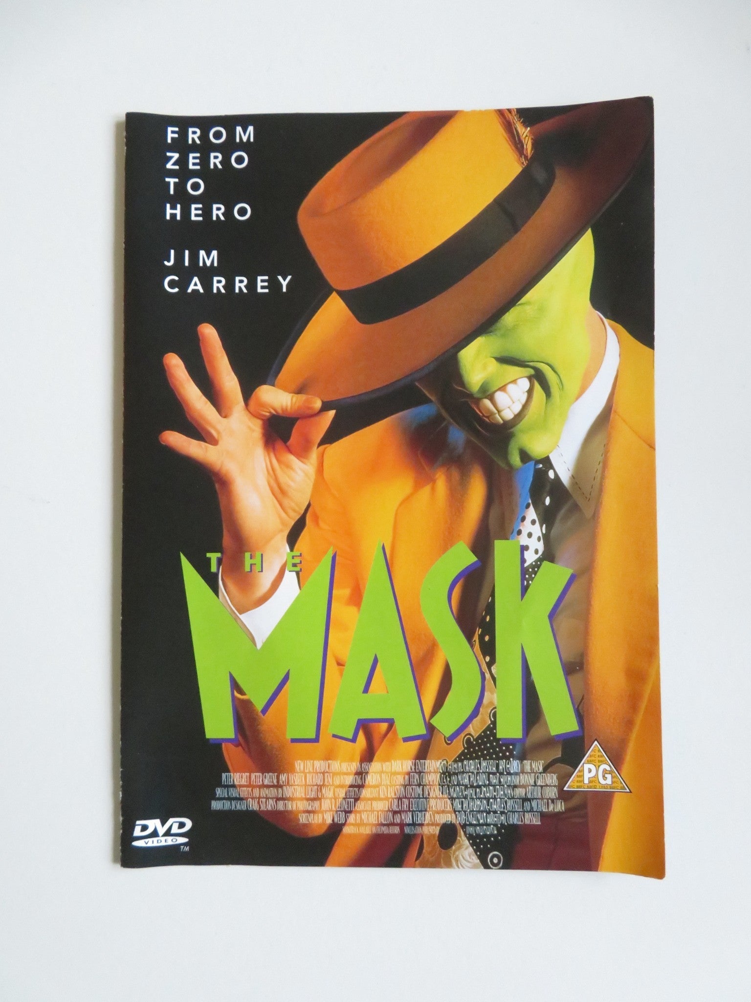 THE MASK (DVD) JIM CARREY CAMERON DIAZ 1994 REGION 2 Movie posters